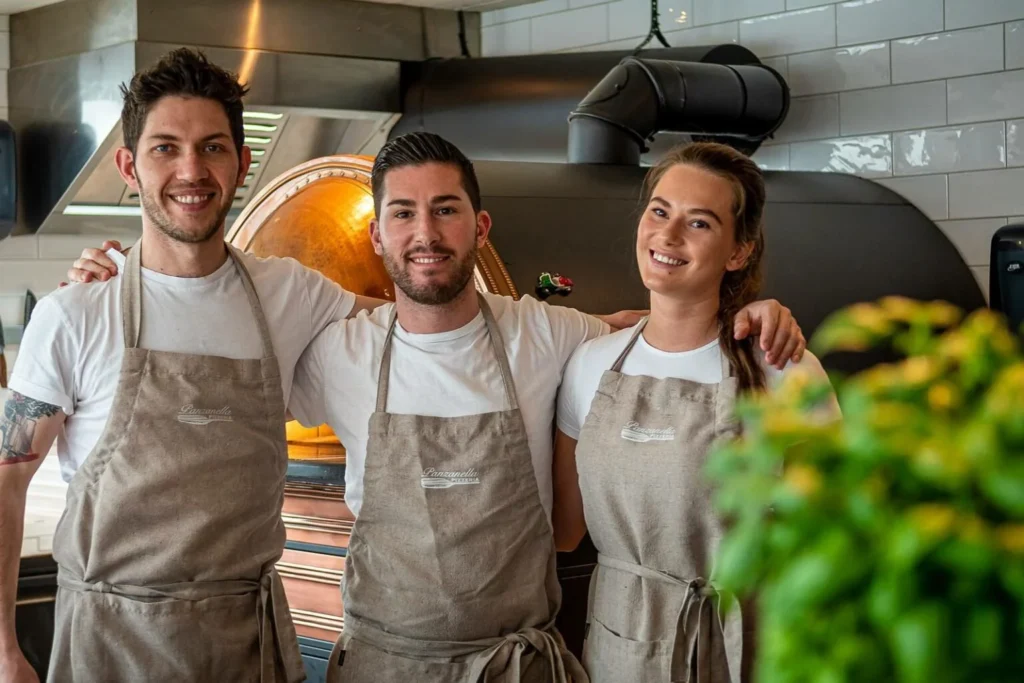 Panzanella Pizzeria founders in Stavanger restaurant